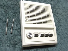 BLANK Nutone IS-405WH room station, FACEPLATE ONLY (NO SPEAKER) Intercom