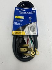 Eastman 61253 Electrical Dryer Cords 4 Wire 30 Amp 4ft 250V FITS most Dryers