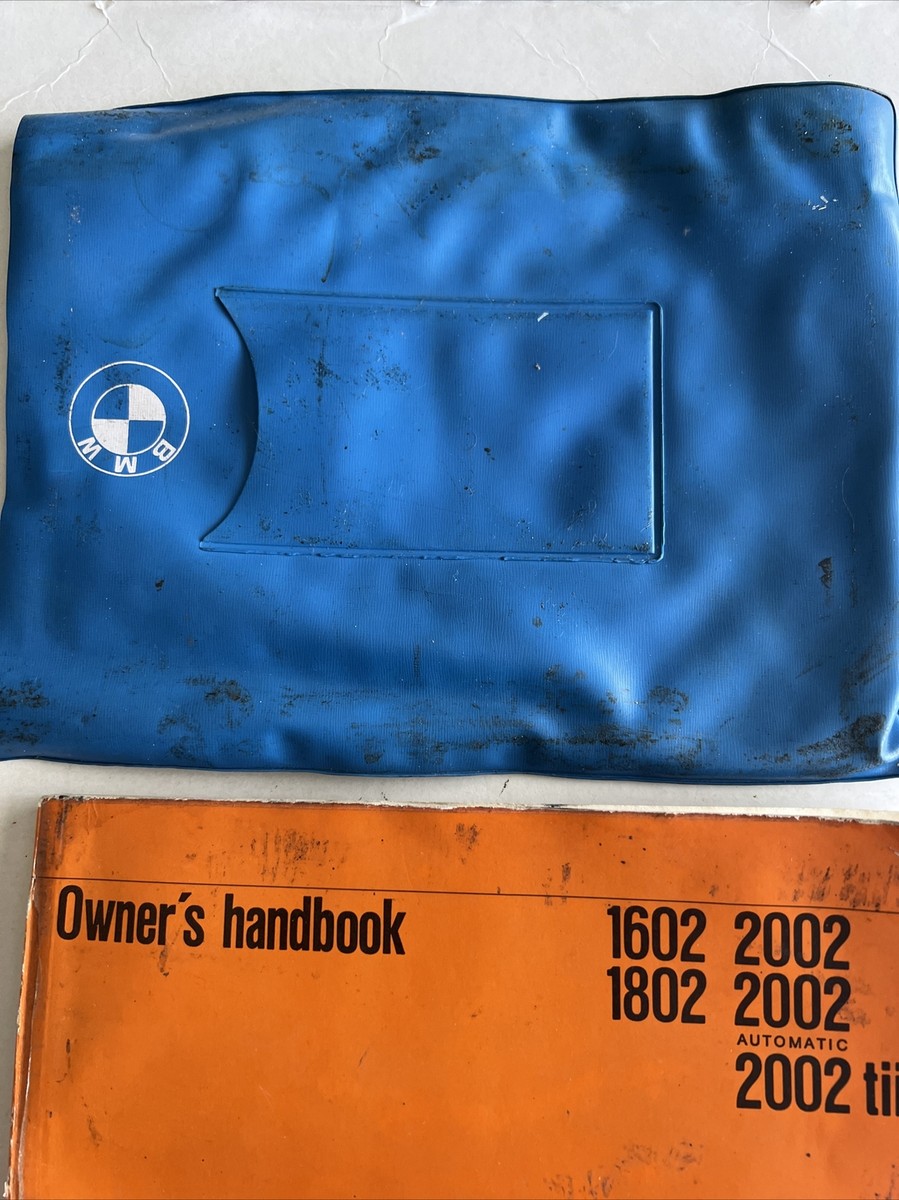 1974 BMW 2002 2002tii OEM Vintage Owners Manual Used