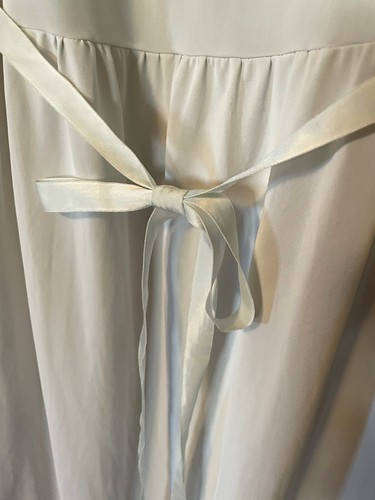 Vintage 50s Pale Powder Blue Rose Laros Nightgown Dress Coquette Festival Faerie - Picture 7 of 18
