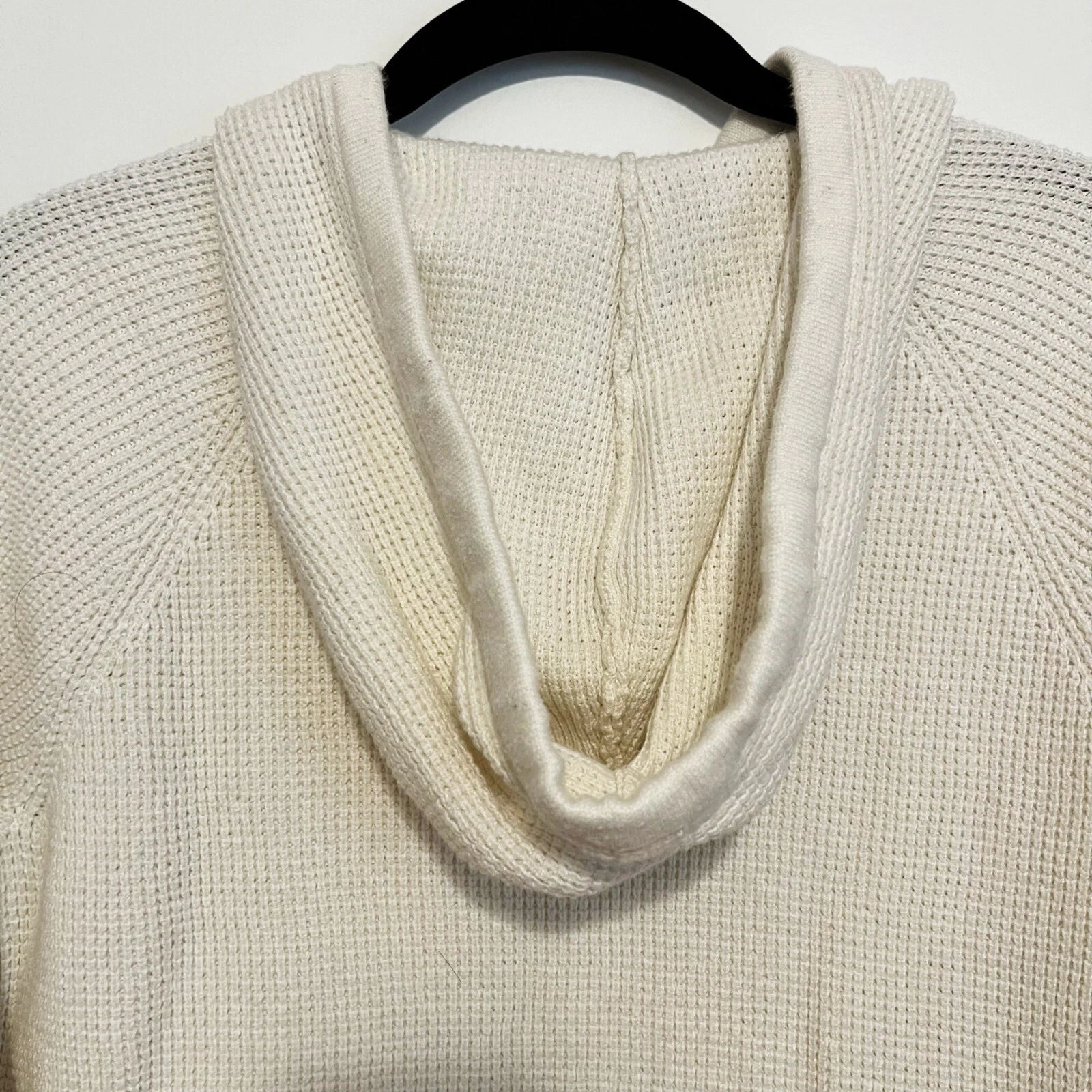 Maglione con cappuccio Michael Kors Waffle lavorato a maglia