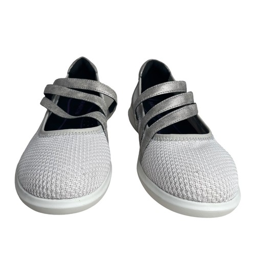 Zapatos Aravon by Rockport PC Mary Jane Correa Gris y Plata 8 EE. UU. 39 UE - Imagen 3 de 9