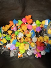 10 Rubber Ducks Random Assortment Lot Duckies Jeep Ducking Floater Duck Bath Toy