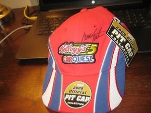MARK MARTIN Signed KELLOGGS NASCAR HAT; New; 2009 Official PIT CAP ;ADJUSTABLE