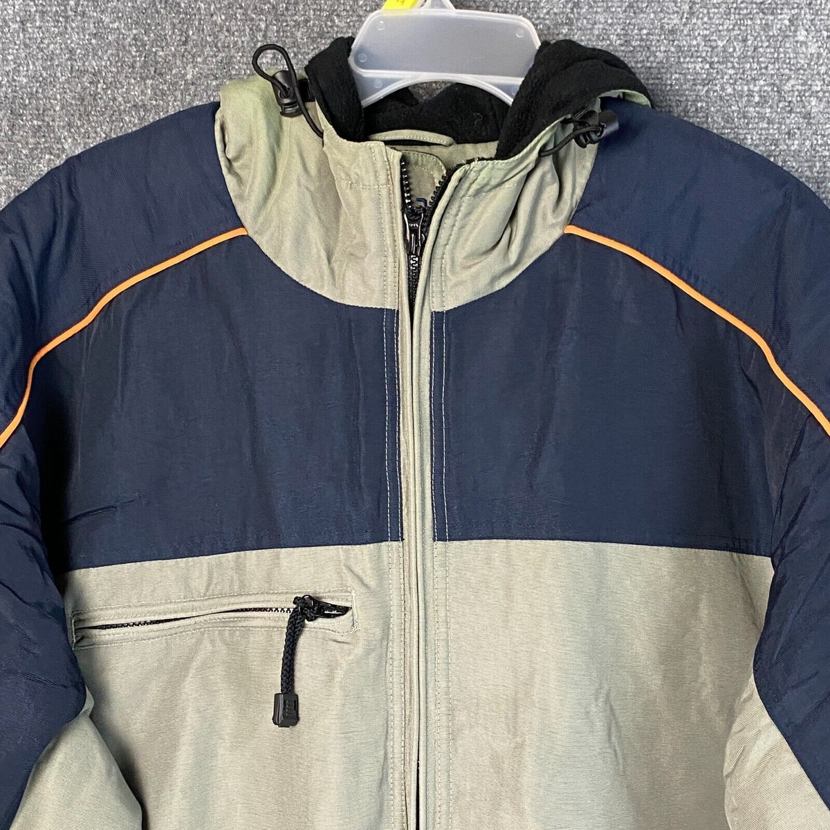 Ripzone Jacket Mens Large Beige Snowboarding Sherpa Lined Hooded