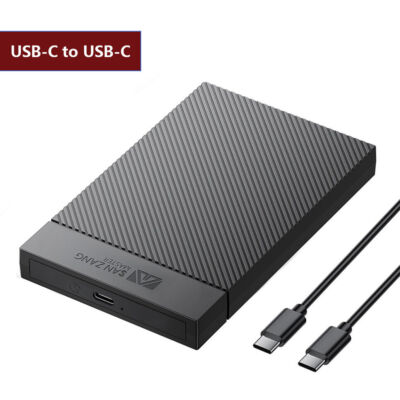 Festplattengehäuse USB 3.0 Externes Gehäuse Festplatte 2.5 Zoll SATA SSD HDD DE