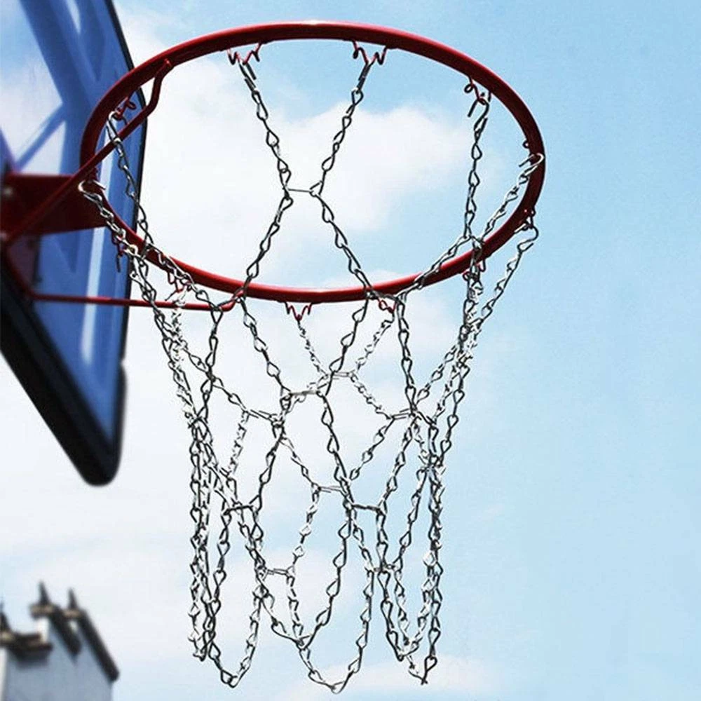 Metal net basketball deals