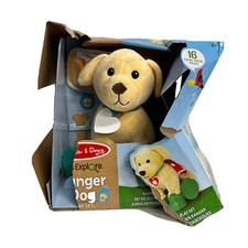 Melissa  Doug Let  s Explore Ranger Dog Plush /Search Rescue Gear DISTRESSED Box