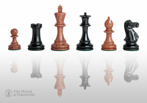 World Championship Chess Pieces Set Ebonywood 3.75 Official FIDE Approved  Type.