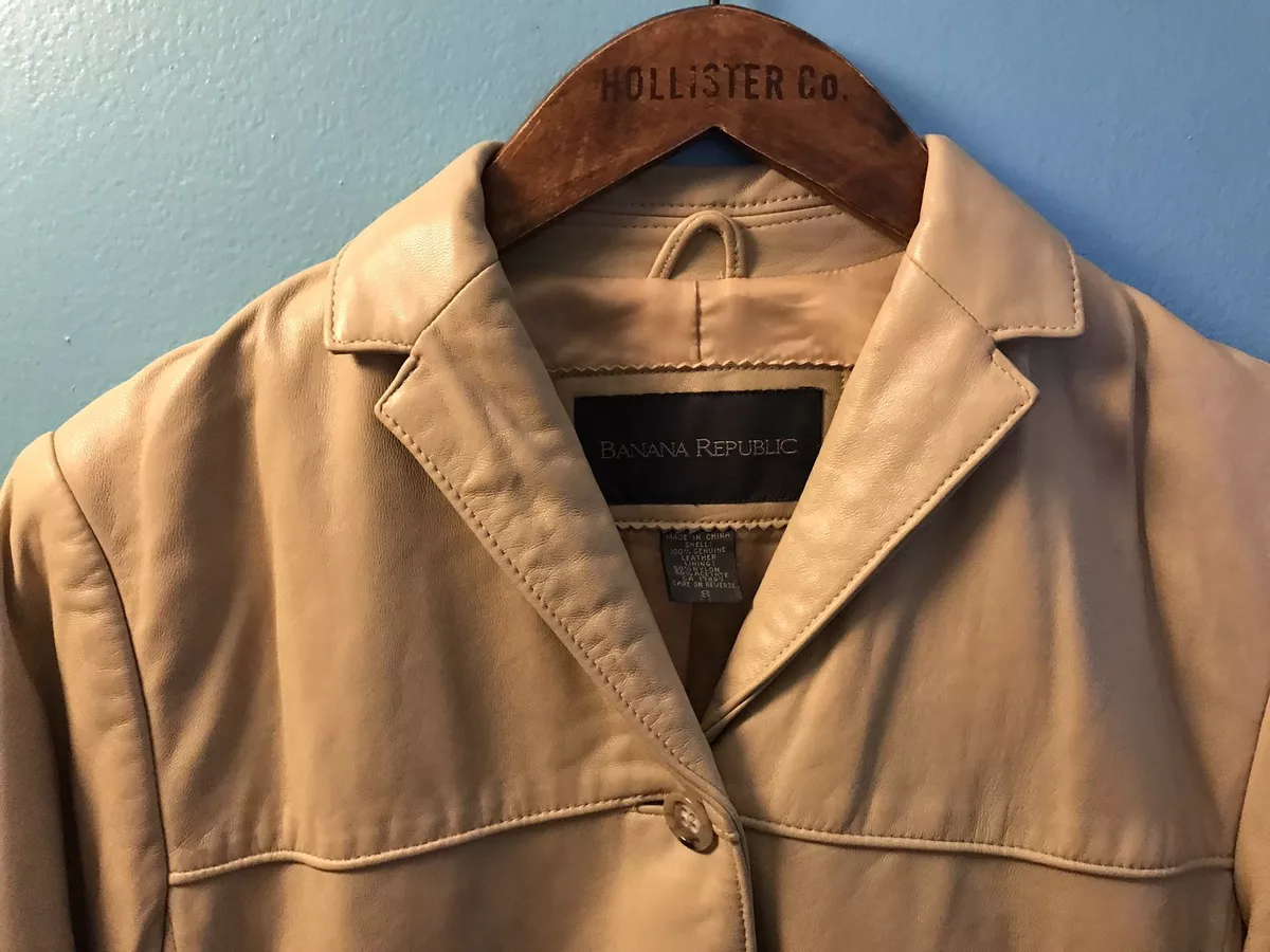 Banana republic tan coat clearance