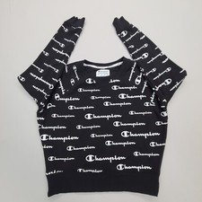 Champion Sweater Boys Small Black Sweatshirt Comfort Outdoors Casual Stylish Kid