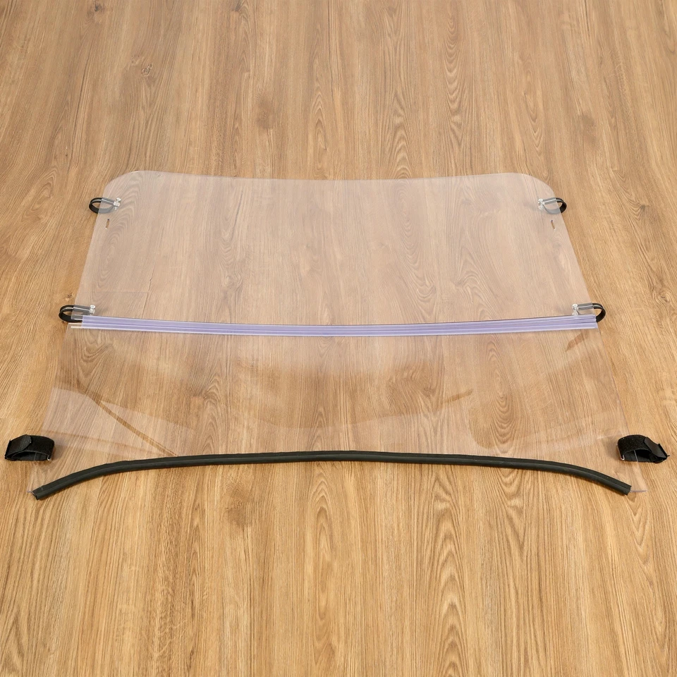 Parabrisas delantero plegable transparente abatible para Kawasaki Mule 600 610 SE 2006-2016,XC Foto 3 de 4