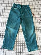 Vintage Baby GUESS Size 5YJeans Pants Hunter Green Made In USA