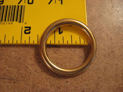 1 1/4'' Solid Brass O Rings SCA (Pack Of 10)