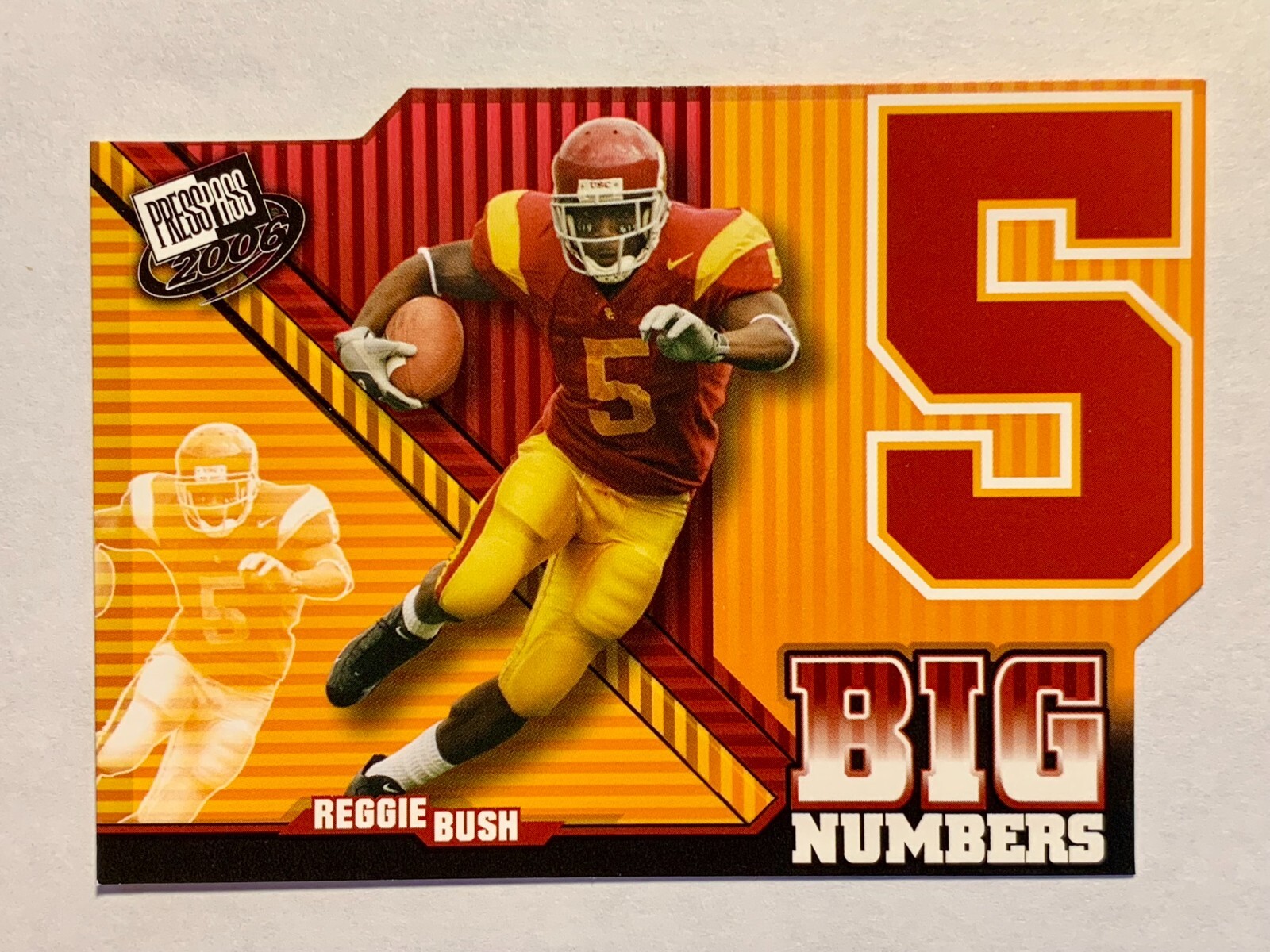 2006 Press Pass Big Numbers #BN 26 - Reggie Bush USC Trojans