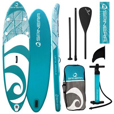 SPINERA SUP Board Lets Paddle 9´10 - 300x76x15cm Stand Up Paddle Set aufblasbar