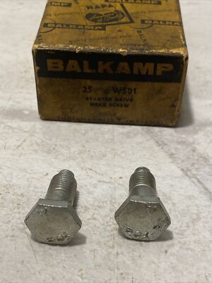 Vintage Pair Balkamp W501 Starter Drive Spring Bolt NOS | eBay