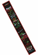 OA Legend Strip Black Felt Background Plastic Back Order of the Arrow Sash 18"