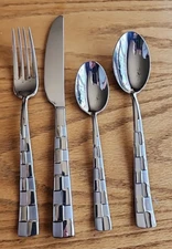 Dansk Terrazzo Stainless International Designs LTD  PD-Korea 18/8   4 pieces New