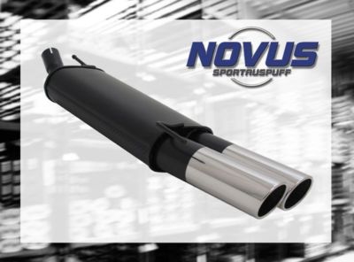 Novus Sportauspuff Gruppe N 1x90mm SR-Design VW Polo IV (6N,6N2) 1,0/1,1/1,2