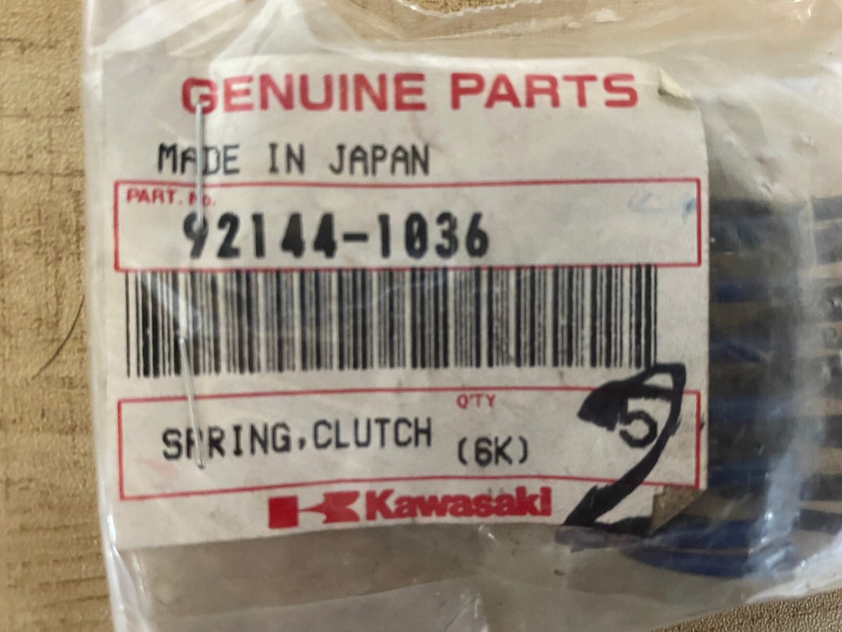 NOS NEW KAWASAKI KX125 94-96 ZX750 NINJA 87-90 CLUTCH SPRINGS Part