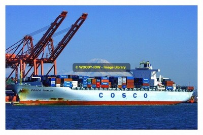 ap1082 - Containerschiff - Cosco Tianjin, Baujahr 2005 - Foto 6x4