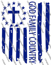 God Family Countryin God We Trustfaith Family Freedomflagcustomvinyl Decal