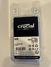 Crucial 4GB DDR3L 1600MHz SODIMM PC3L-12800 1.35V Laptop Memory CT51264BF160B