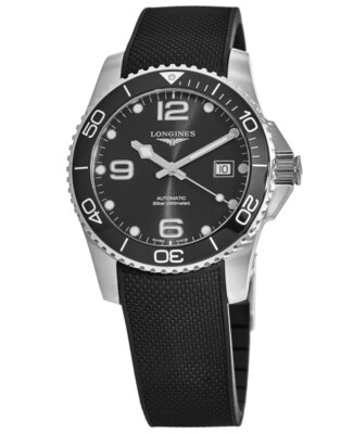 New Longines HydroConquest Automatic Black Dial Men's Watch L3.782.4.56.9