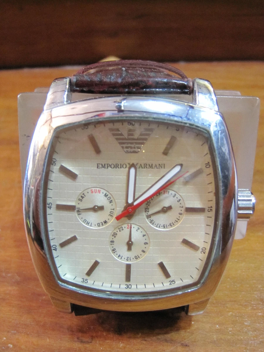 Orologio 2025 armani quadrato