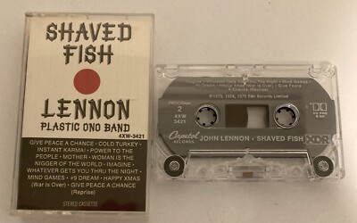 Shaved Fish by John Lennon (Cassette, Dec-1987, Capitol)