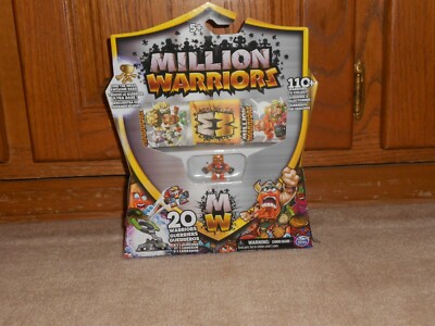 NEW, MILLION WARRIORS 20 Pack BLIND MINI FIGURE PACK 1 Rare Guaranteed 