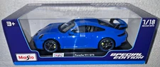 MAISTO PORSCHE 911 GT3 1:18 SCALE SPECIAL EDITION  **NEW** **READ**