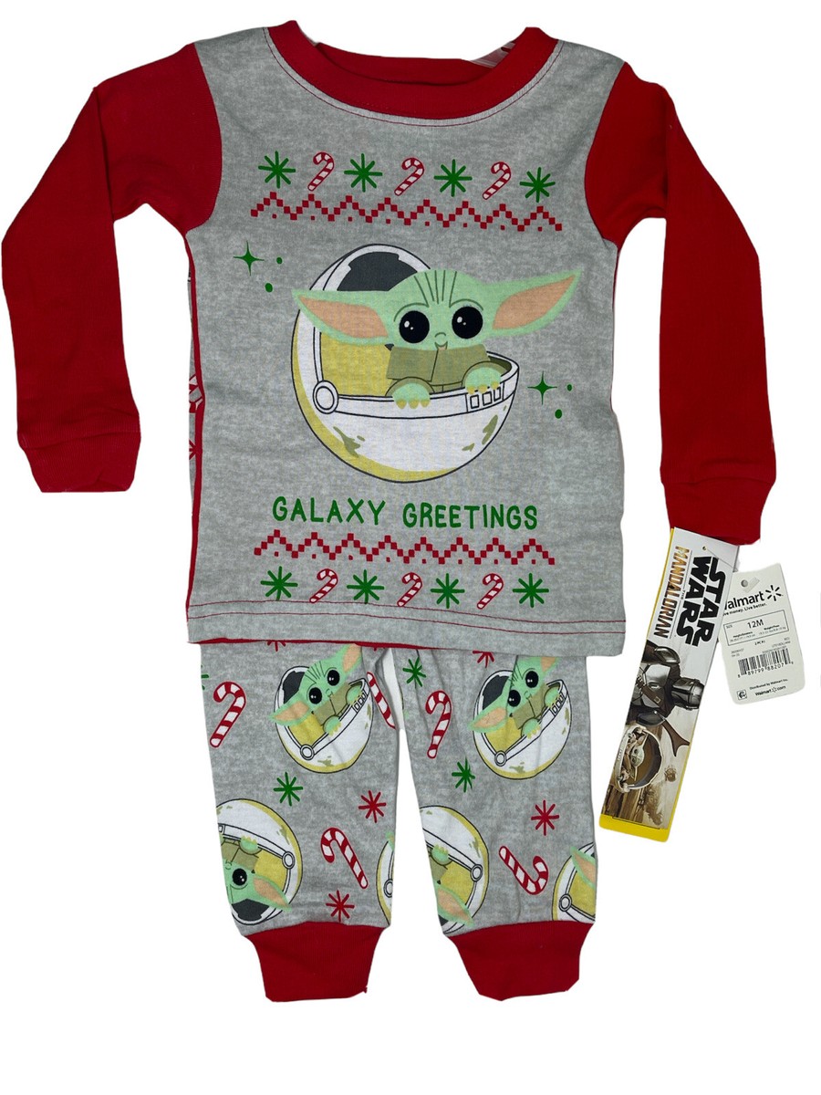 12M Child Baby Yoda Christmas Galaxy Mandalorian Long Sleeve Pant