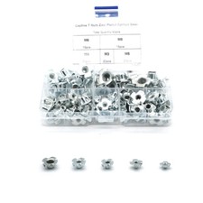 90PCS Captive T Nuts Zinc Plated Carbon Steel