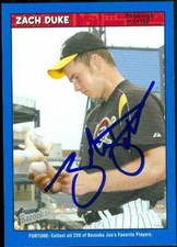 Zach Duke autographed Baseball Card (Pittsburgh Pirates) 2006 Topps Bazooka #109