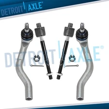 4pc Front Inner Outer Tie Rods for 2016-2025 Acura Integra Honda Civic Insight