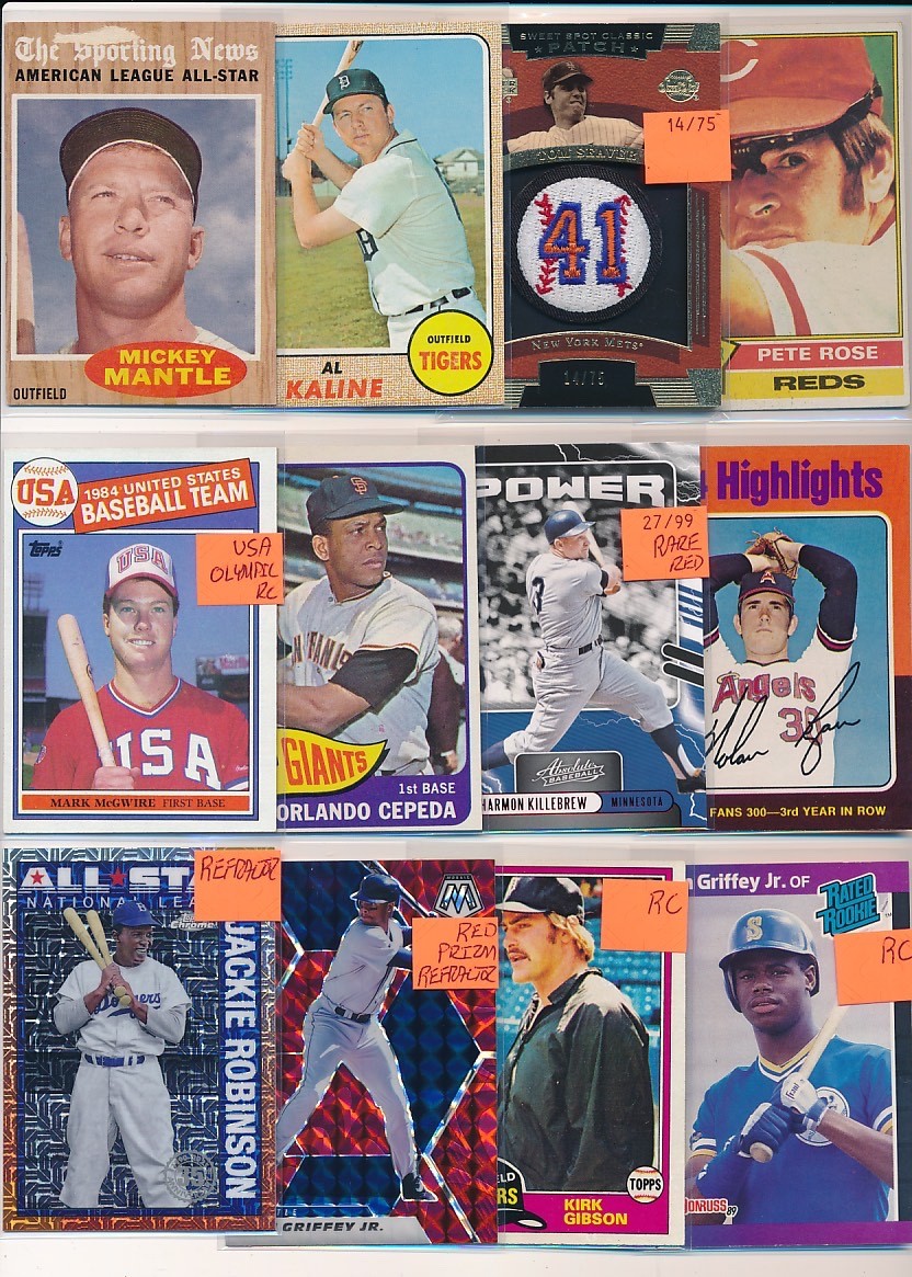 HUGE INVENTORY CLEARANCE VINTAGE ROOKIE JERSEY #'D SPORTS CARD COLLECTION LOT $$