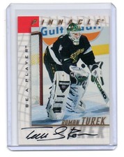 ROMAN TUREK auto AUTOGRAPH card DALLAS STARS 1997-98 BAP SIGNATURE