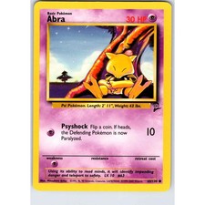 Abra 65/130 Base Set 2 Pokemon Card LP TCG singles Lightly Played English