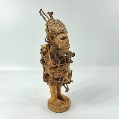 Kongo Nkisi Nkondi Power Fetish Figure Congo | eBay