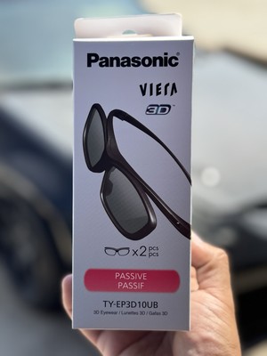 Panasonic VIERA TY-EP3D10UB Passive Polarized 3D Eyewear 2-Pack