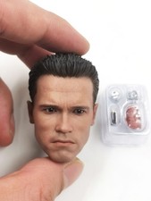1/6 Head Sculpt Figure HT Terminator 2 Judgment Day T-800 2.0 Hot Toys MMS795