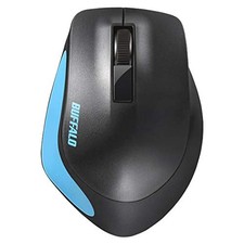 Wireless BlueLED 3-button Premium Fit Mouse, Blue