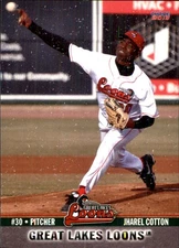 Jharel Cotton 2013 Choice Great Lakes Loons #06 RC FREE SHIPPING AutographDen