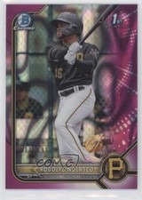 2022 Bowman Chrome Prospects Fuchsia Lava Refractor 14/199 Rodolfo Nolasco zu8