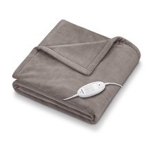 Beurer Cosy Heated Throw HD75 Taupe for Warmth and Comfort