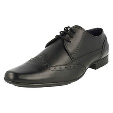 Mens Lambretta Formal Lace Up Brogue Shoes - Bradley