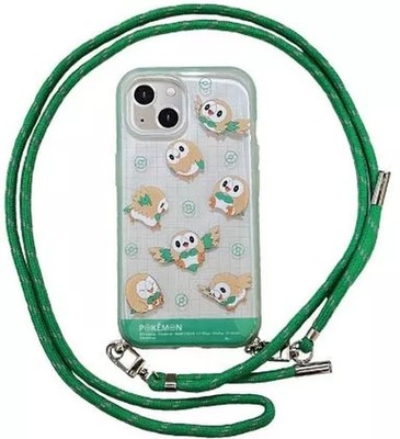 Gourmandise iPhone 15 14 13 Mobile Jacket Loop Strap Case Mokuro Pokemon
