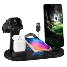 3 in 1 Wireless Charger Charging Stand Station Phone, Smart Watch, Air pods READ